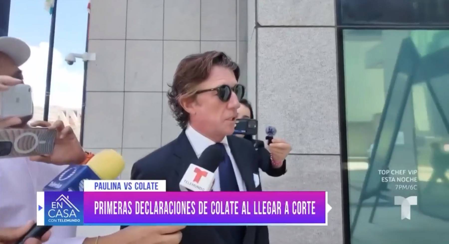 Nicolás Vallejo-Nagera en Miami. (Foto: Telemundo)