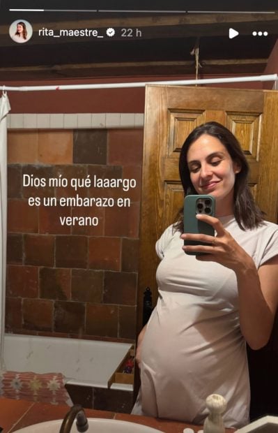 rita maestre, embarazo