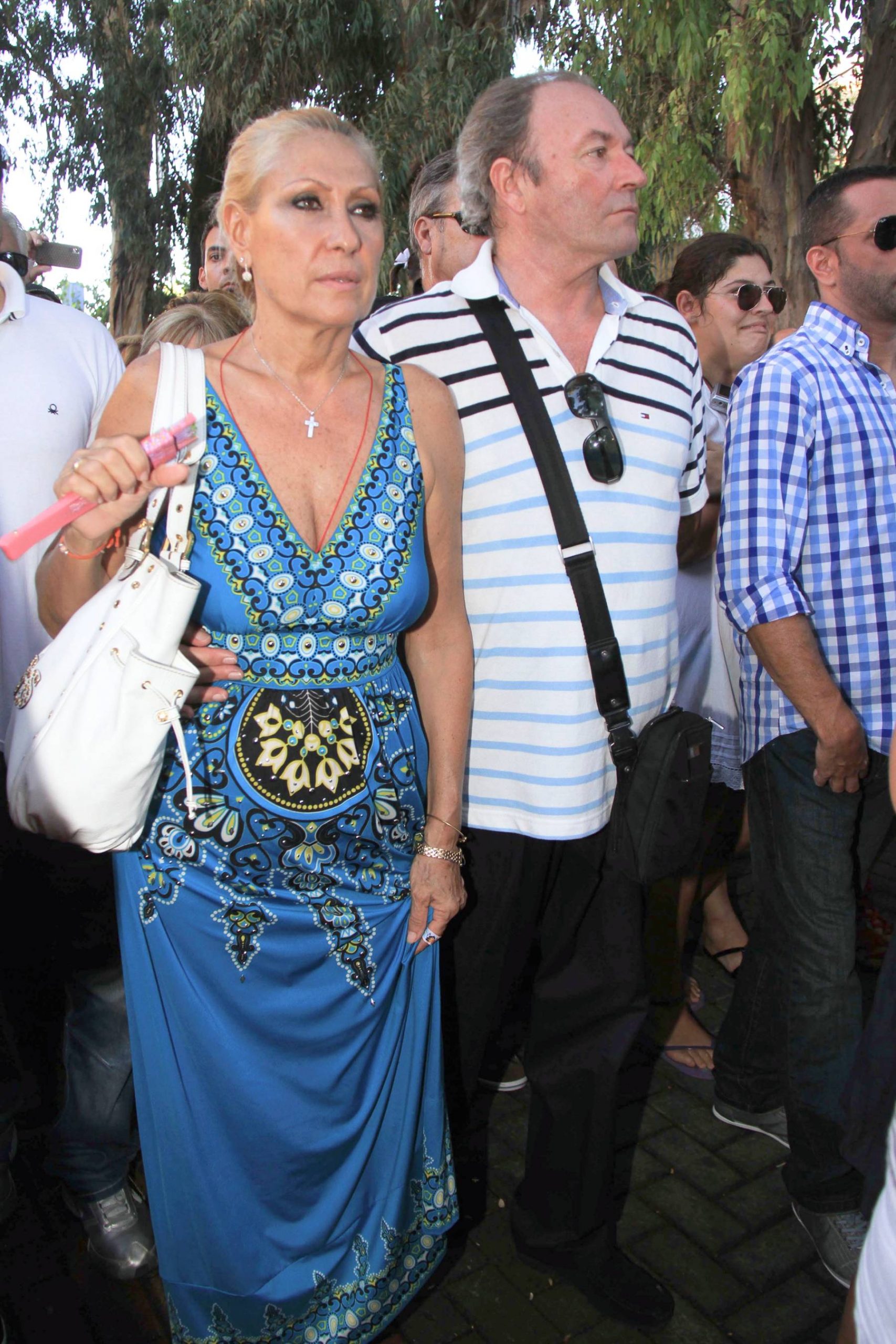 Amador Mohedano y Rosa Benito en Cádiz. (Foto: Gtres)