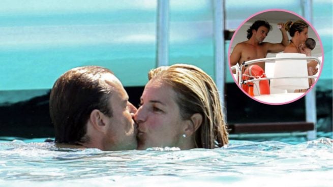 Josep Santacana y Arantxa Sánchez Vicario durante unas vacaciones. (Foto: Gtres)