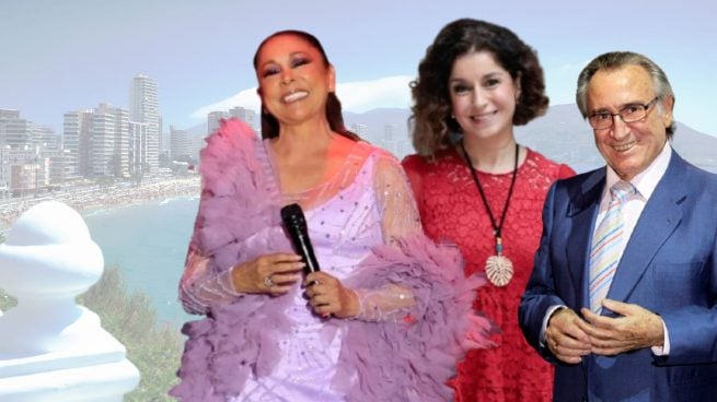 Isabel Pantoja, Vanessa García y Manolo Escobar. (Fotos: Gtres)