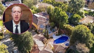 Mark Zuckerberg y Crescent Park, en Palo Alto (California). (Foto: Gtres/RRSS)