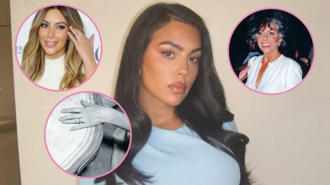 Georgina rodriguez, Liz Taylor, Kim Kardashian y Grace Kelly.