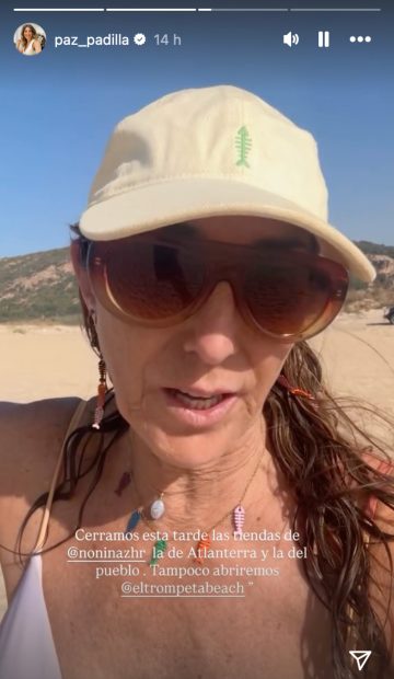 Paz Padilla, incendio Zahara de los Atunes, trompeta beach, anna ferrer, cádiz