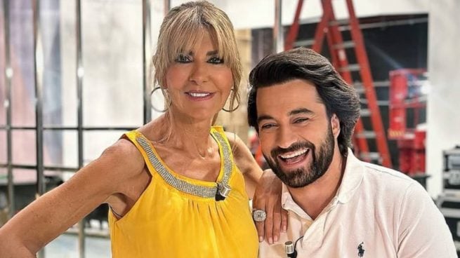 José Manuel Villar y la periodista Marisa Martín Velázquez. (Redes Sociales)