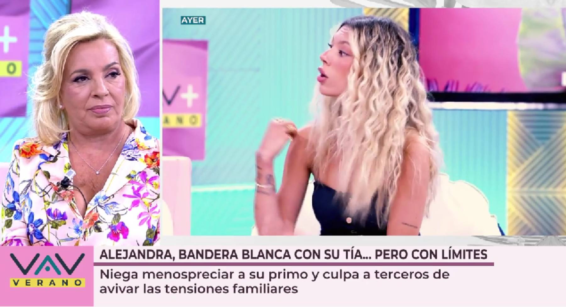 Carmen Borrego en 'Vamos a ver'. (Foto: Telecinco)