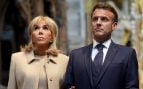 Emmanuel y Brigitte Macron en un acto oficial. (Foto: Gtres)