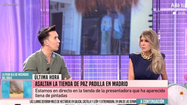 Omar Suárez y Marina Martín Blázquez en 'Fiesta'. (Foto: Telecinco)