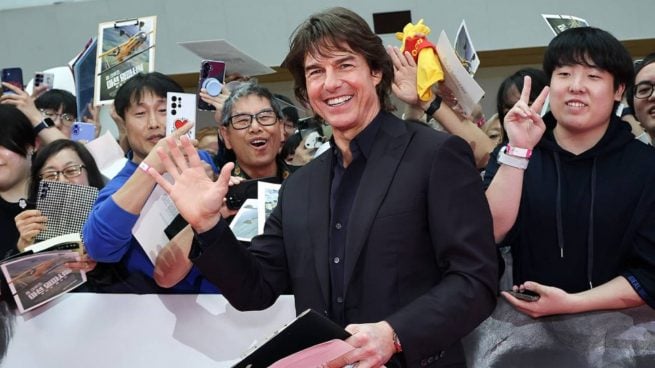Tom Cruise en una foto de sus redes sociales.
