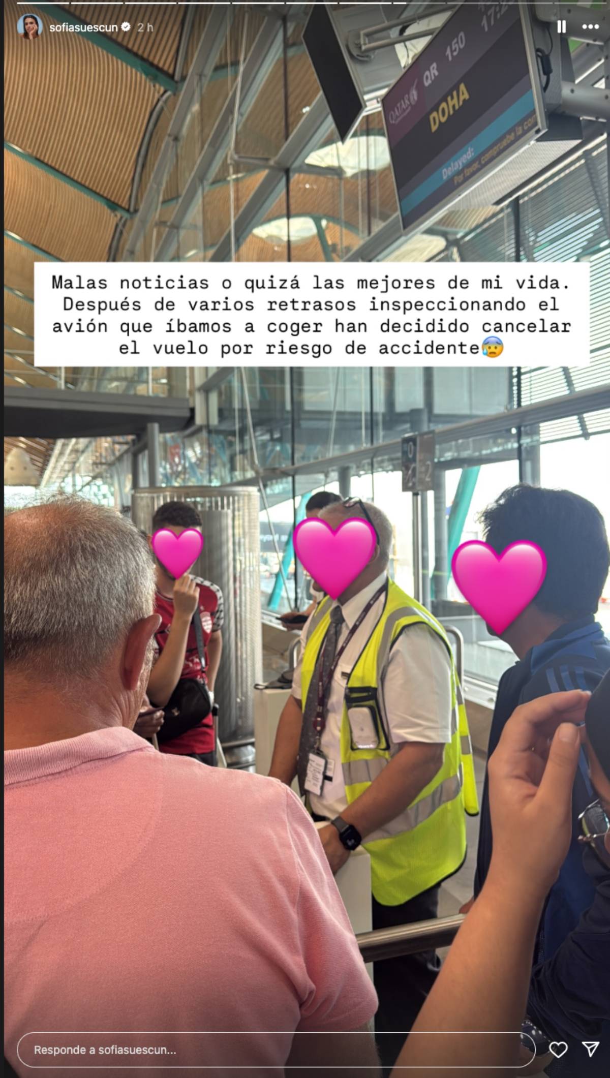 Sofía publica el momento en el que le comunican las malas noticias. (Gtres)