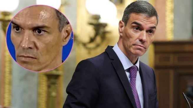 Pedro Sánchez en un montaje fotográfico.