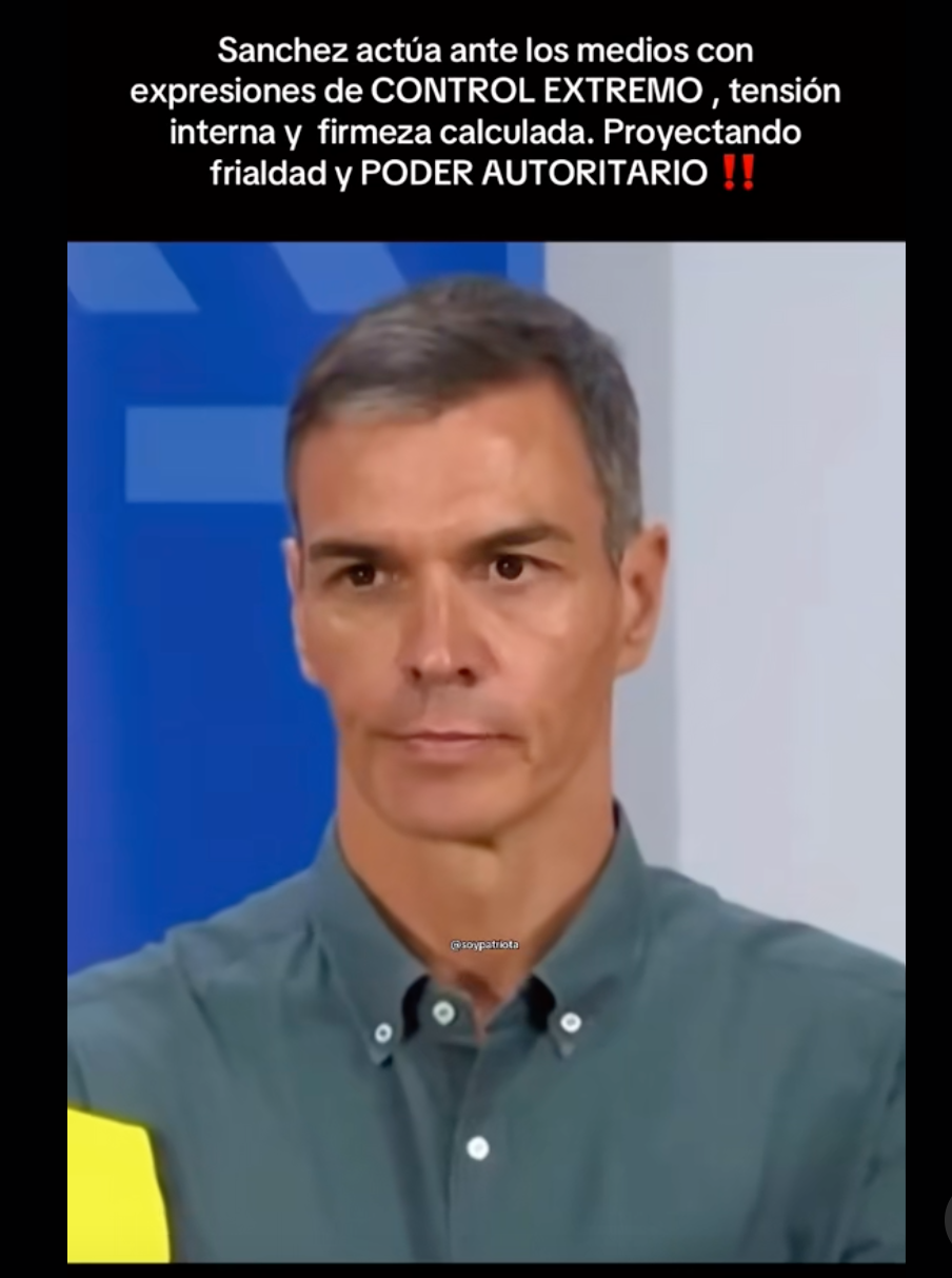 Pedro Sánchez en una foto de las redes sociales 