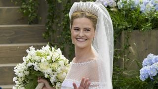 María Carolina de Liechtenstein en su boda. (Foto: Gtres)