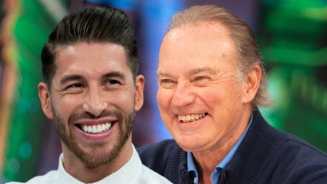 Sergio Ramos y Bertín Osborne en 'El Hormiguero'. (Foto: Gtres)