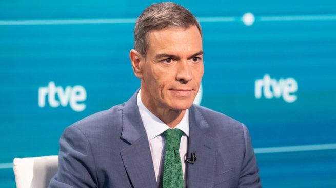 Pedro Sánchez en su última entrevista con Pepa Bueno. (FOTO: GTRES)