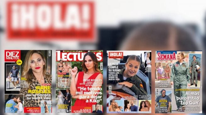 Revistas, portadas de revistas, Irene Rosales, Kiko Rivera, princesa Leonor