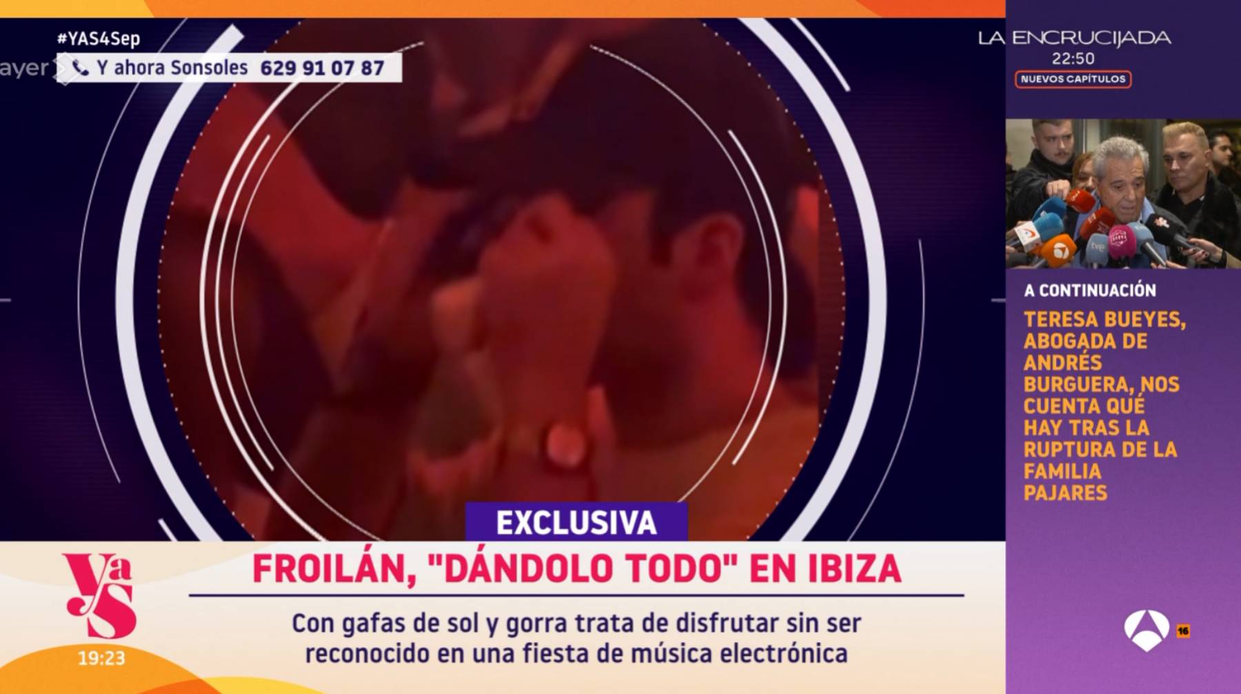 Froilán de Marichalar en Ibiza. (Foto: Antena 3)