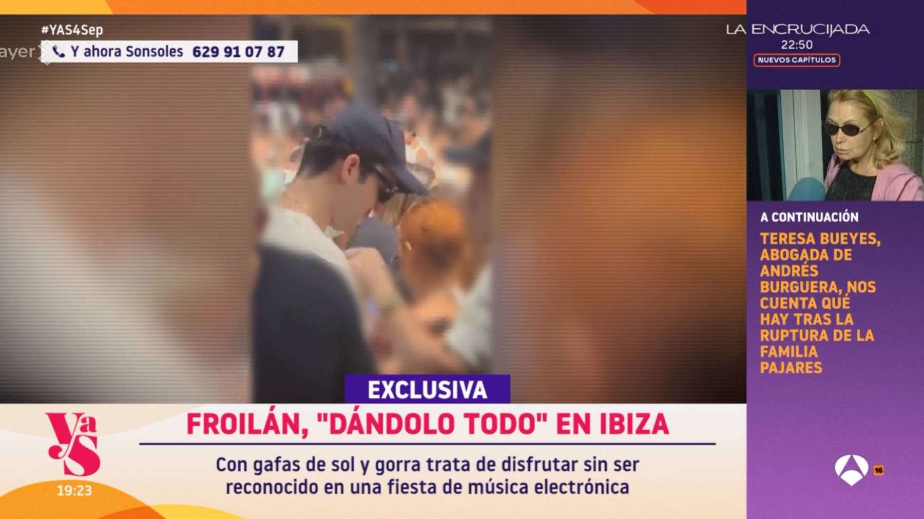 Froilán de Marichalar en Ibiza. (Foto: Antena 3)