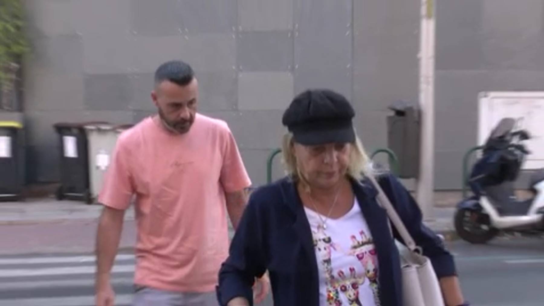 Terelu Campos en las inmediaciones de Mediaset. (Foto: Telecinco)