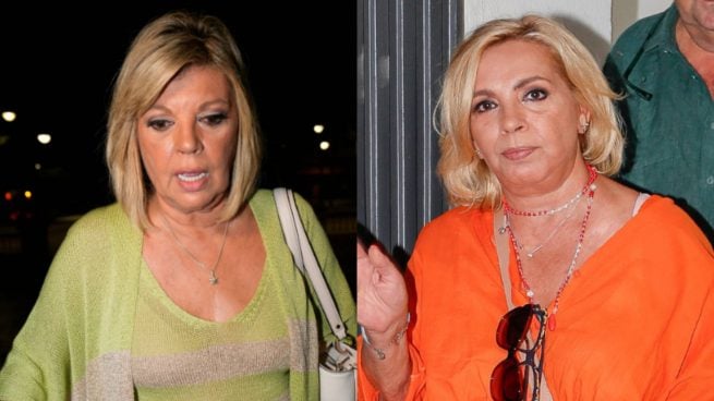 Terelu Campos y Carmen Borrego en Madrid. (Foto: Gtres)