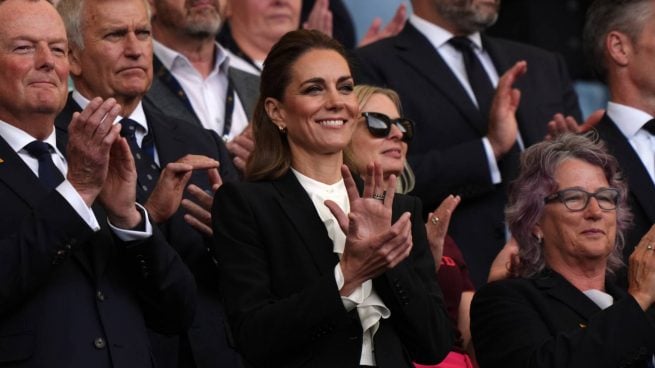 Kate Middleton en un partido de rugby. (Foto: Gtres)