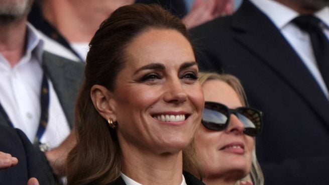 Kate Middleton en un partido de rugby. (Foto: Gtres)