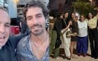 De izquierda a derecha. El sacerdote Ignacio Amorós, Pablo Garna y Tamara Falcó con sus amigas católicas. (FOTOS: REDES SOCIALES)