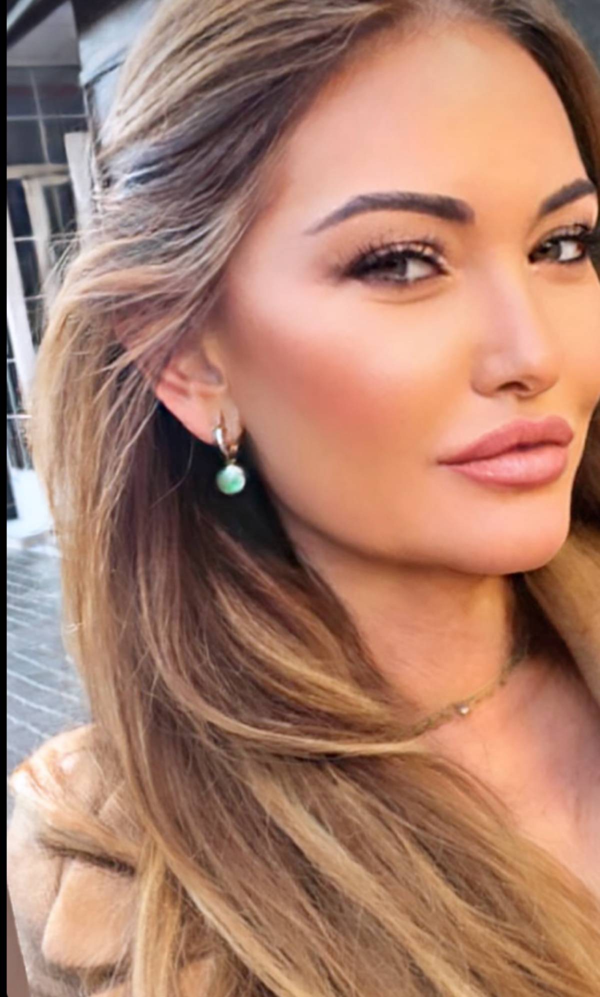 Una imagen más cuidada para redes sociales, donde destacan los labios voluminosos. (Redes Sociales)