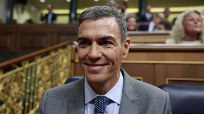 Pedro Sánchez en un hemiciclo parlamentario. (Gtres)