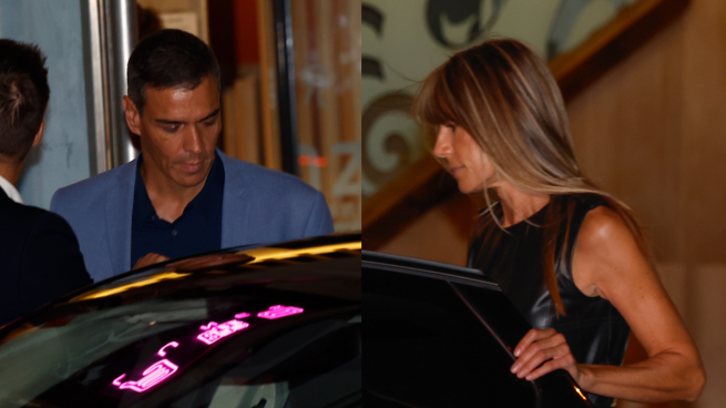 Begoña Gómez y Pedro Sánchez en un evento en Madrid. (Foto: Gtres)