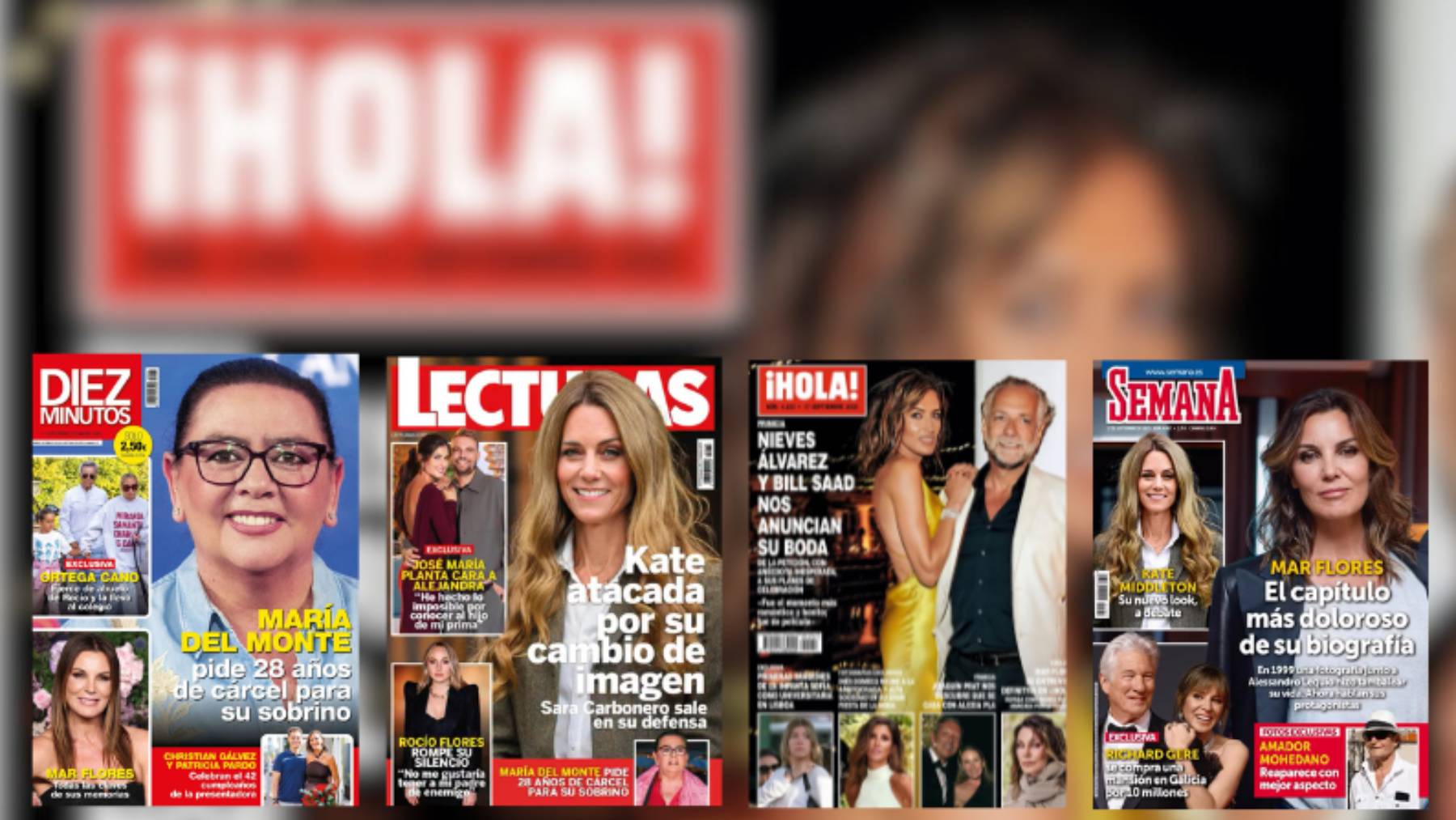 Portadas de revistas: dos bodas sorpresa y las claves de las memorias de Mar Flores