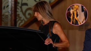 El look ‘femme fatale’ de Begoña Gómez. (FOTOS: GTRES)
