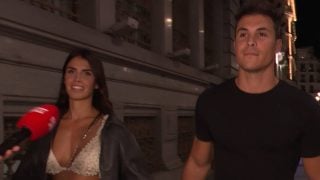 Sofía Suescun y Kiko Jiménez en Madrid. (Foto: Gtres)