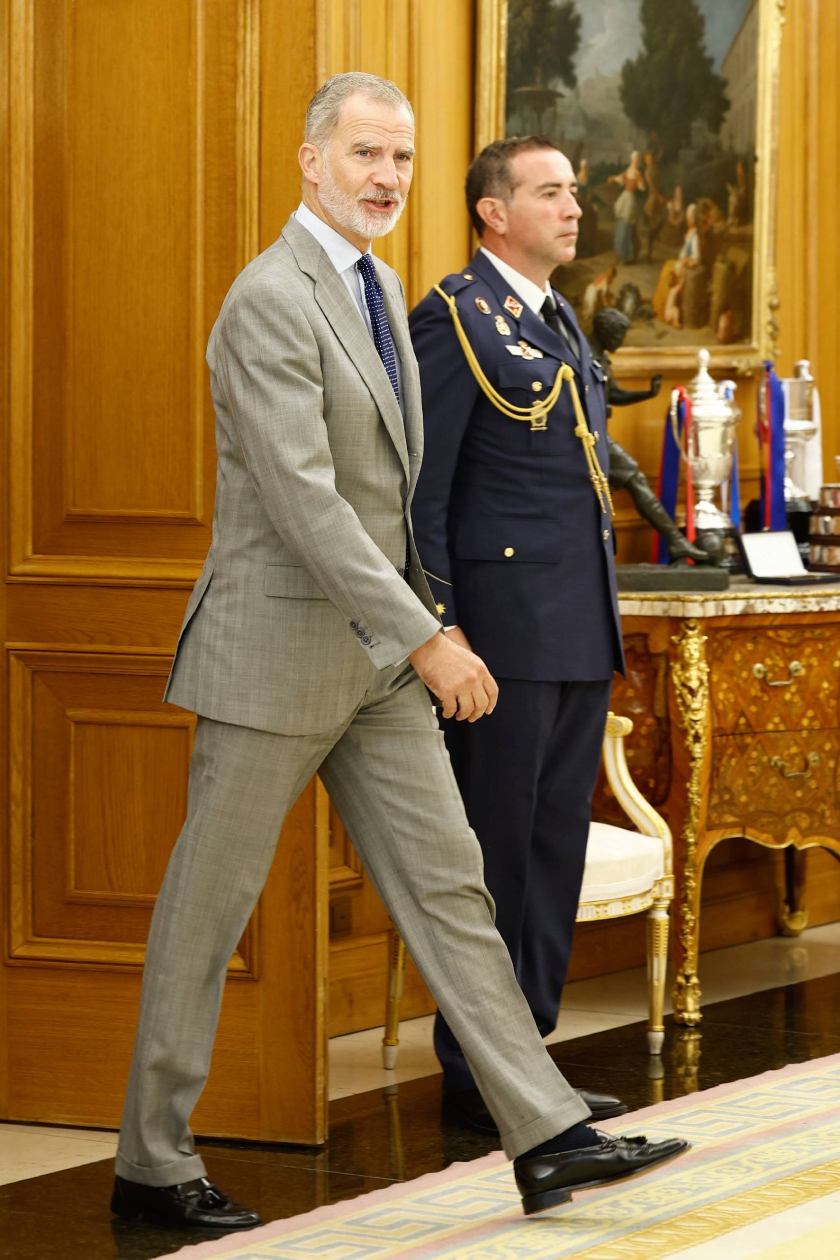 El Rey Felipe VI en un acto oficial. (Foto: Gtres)