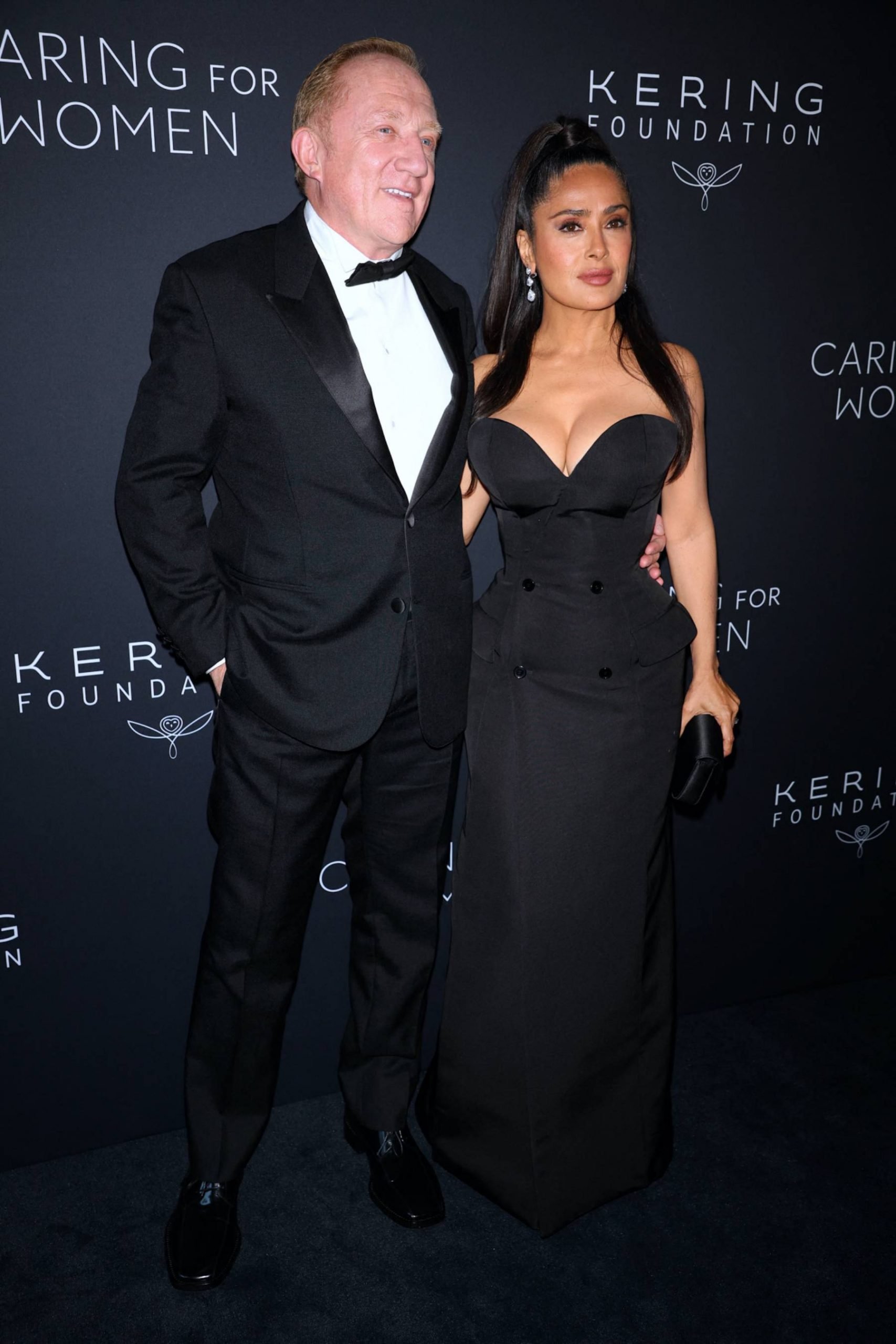 Salma Hayek y su esposo François-Henri Pinault. (Foto: Gtres)