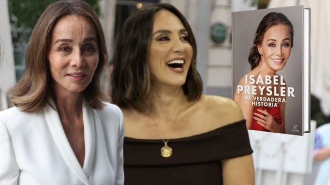 Montaje de fotos de Isabel Preysler, Tamara Falcó y la portada de las memorias. (Fotos: Redes sociales y Gtres)