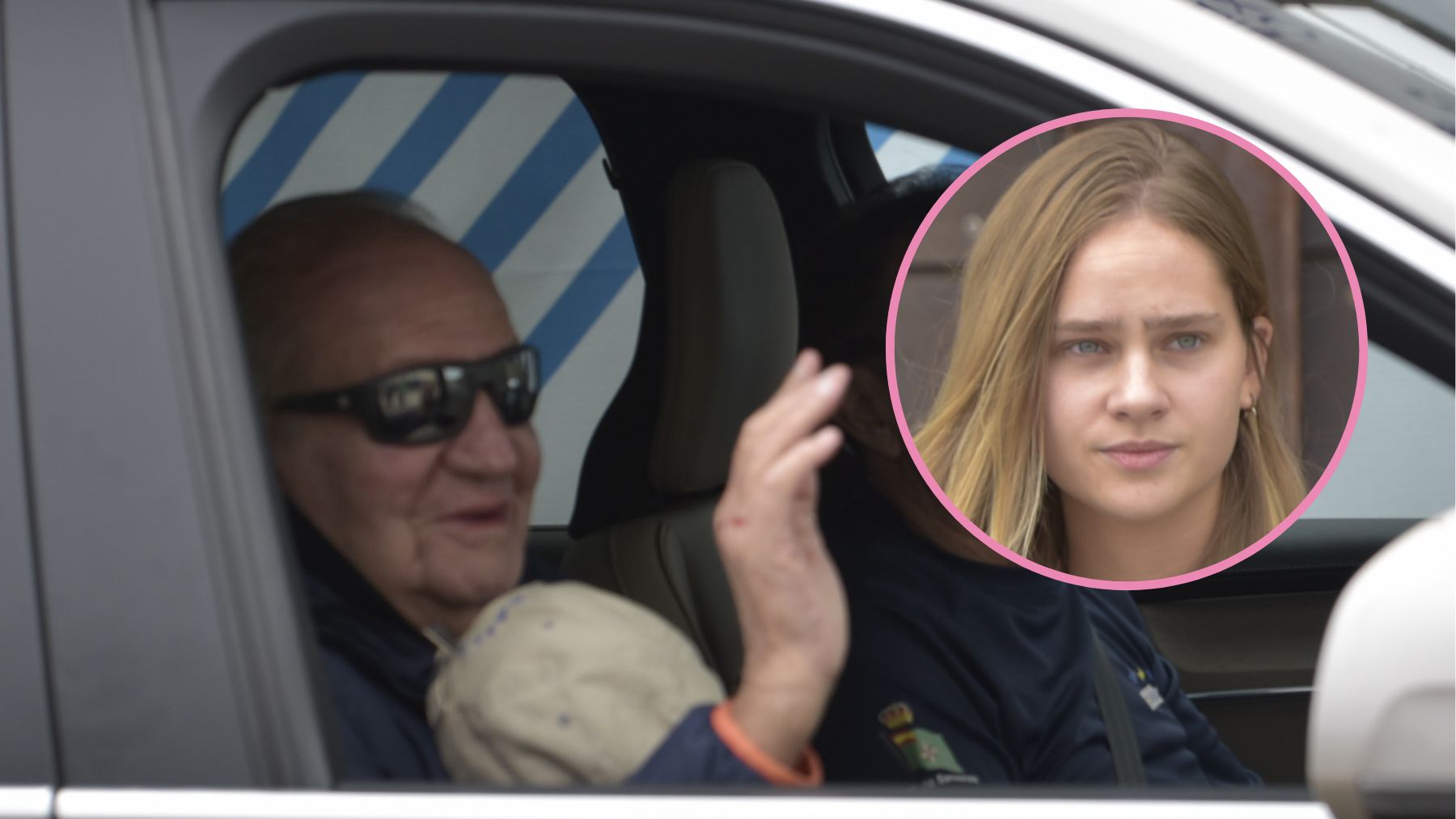 Irene Urdangarin aparece por sorpresa en Sangenjo para visitar a su abuelo, Juan Carlos I