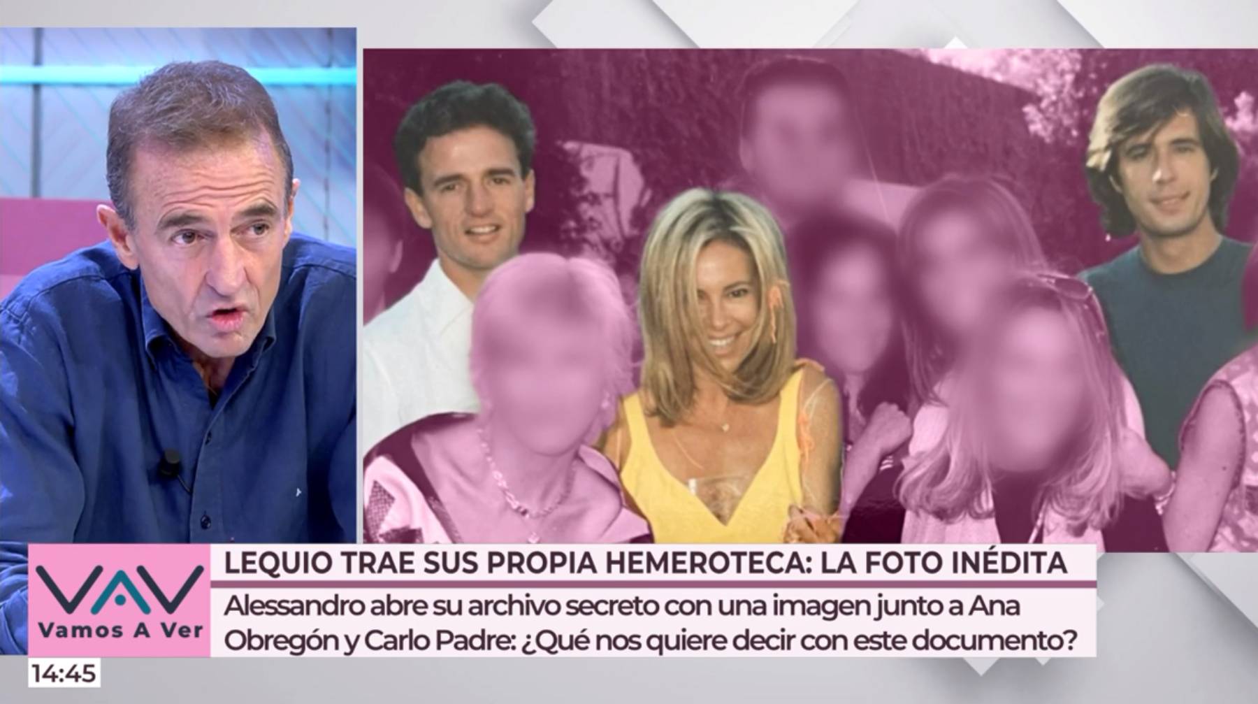 Alessandro Lequio en 'Vamos a ver'. (Foto: Telecinco)