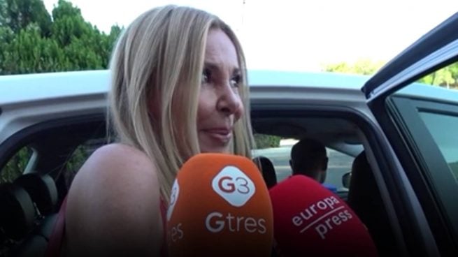 Ana Obregón en Madrid. (Foto: Gtres)