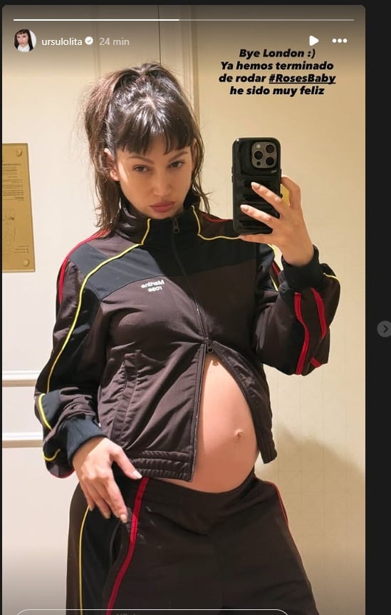 Captura de Úrsula Corberó en redes sociales. (Foto: Instagram) 