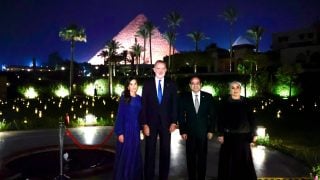 Los Reyes Felipe y Letizia en Egipto. (Foto: Gtres)