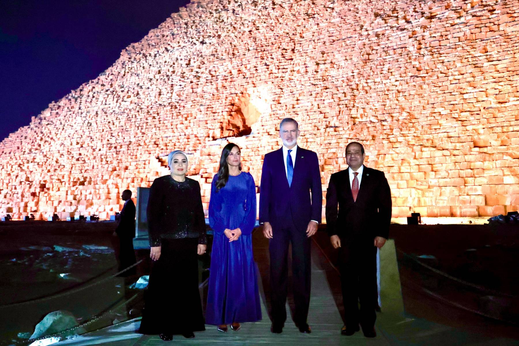 Los Reyes Felipe y Letizia en Egipto. (Foto: Gtres)