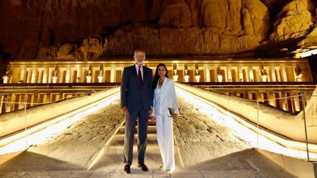 Los Reyes Felipe y Letizia en Egipto. (Foto: Casa de S.M. el Rey)