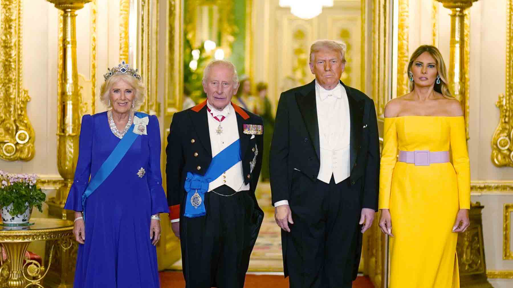 De la delicada elegancia de Kate al fiasco de Melania: la ‘cara b’ de la cena de gala en Windsor