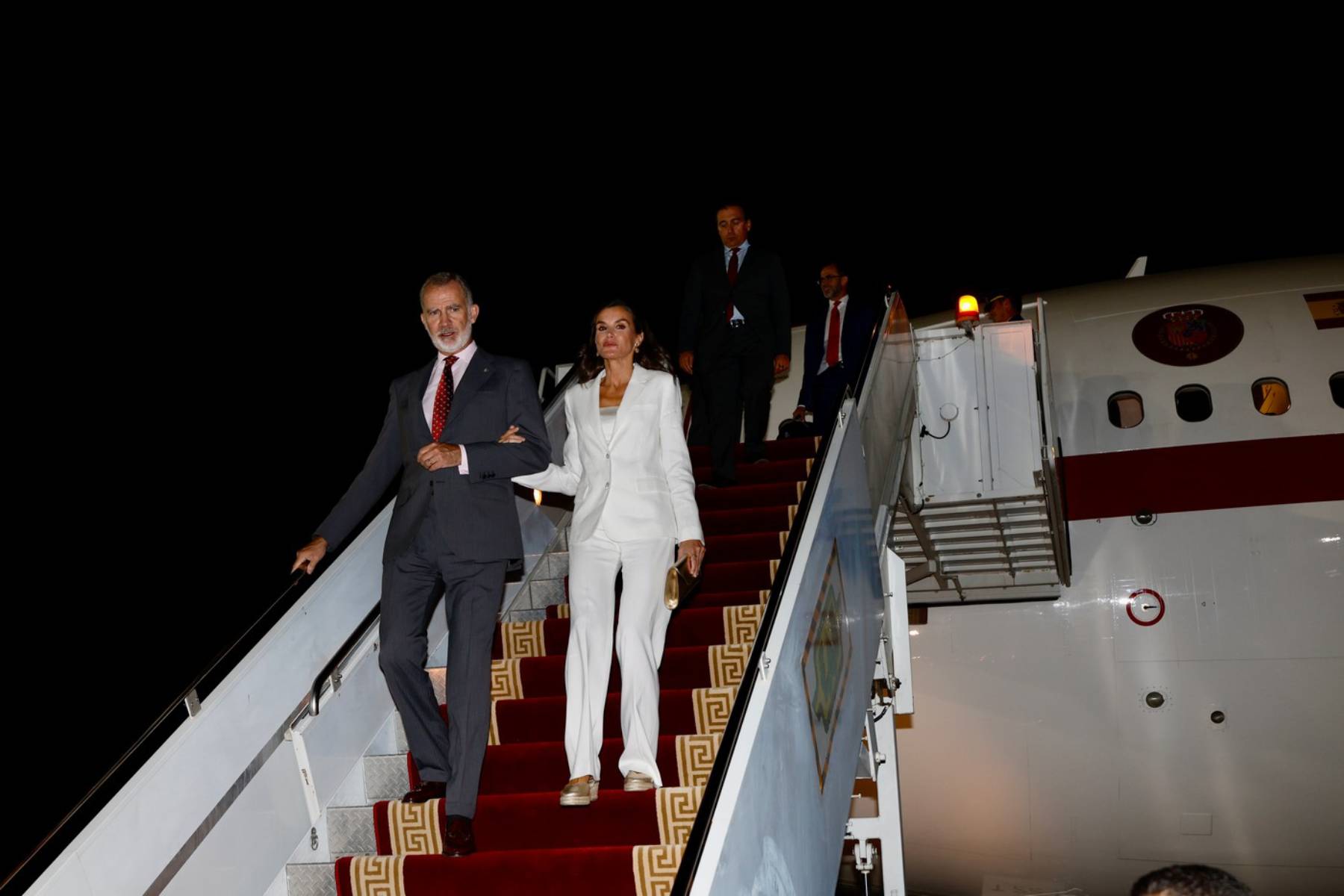 Los Reyes Felipe y Letizia en Egipto. (Foto: Casa de S.M. el Rey)