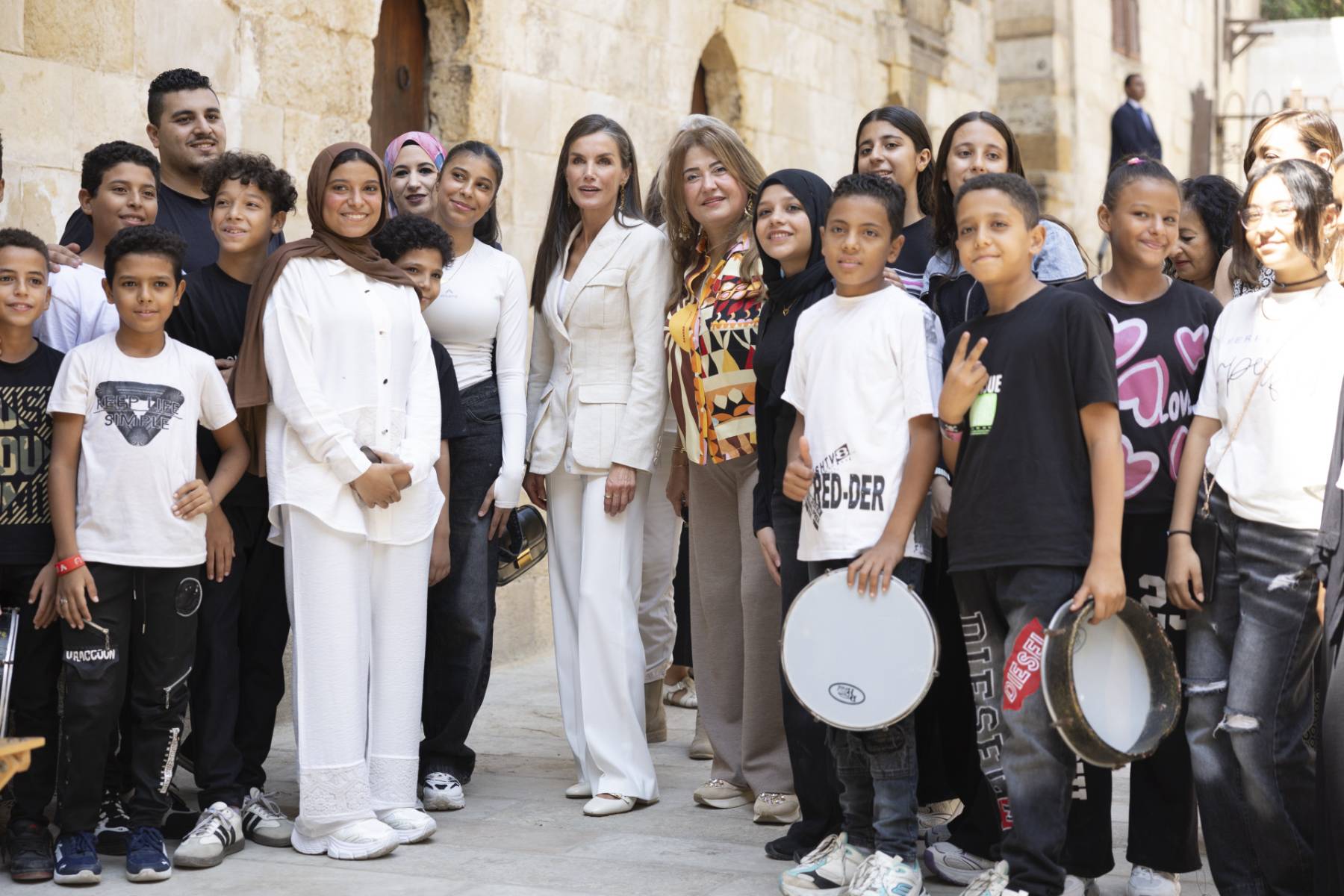 La Reina Letizia en El Cairo. (Foto: Gtres)