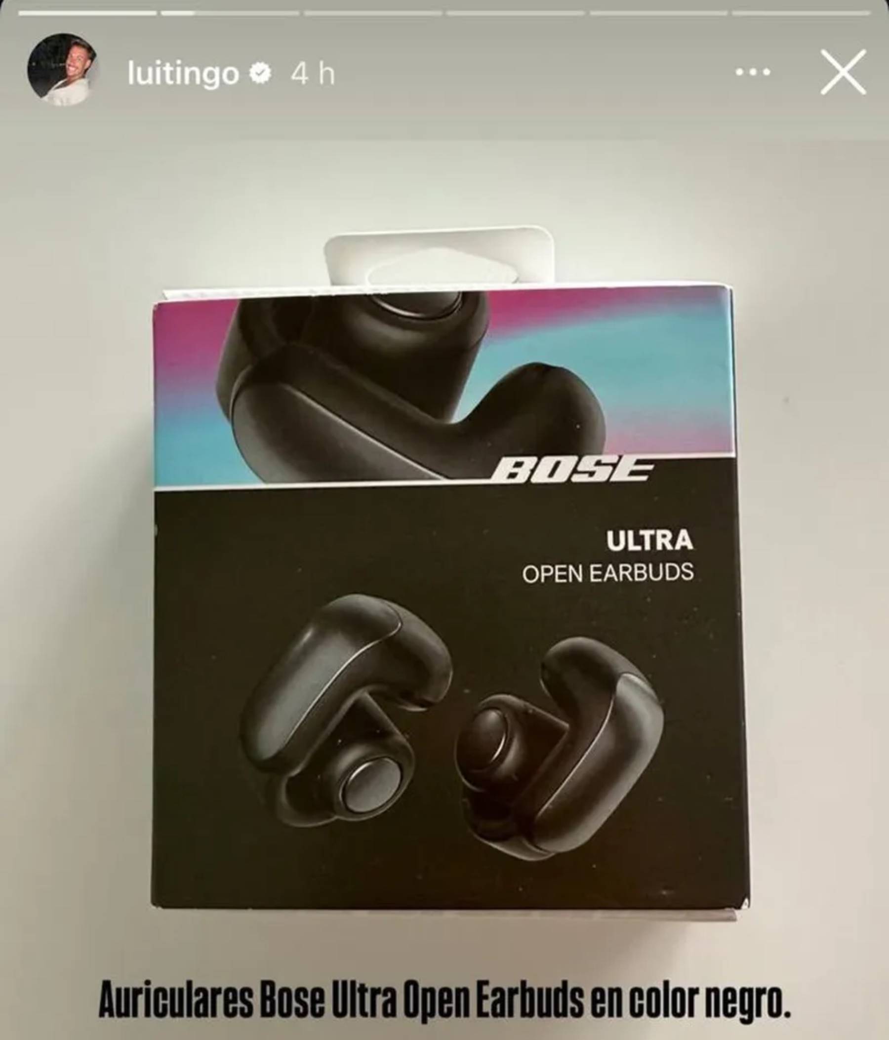 Storie de Instagram de Luitingo. (Foto: RRSS)