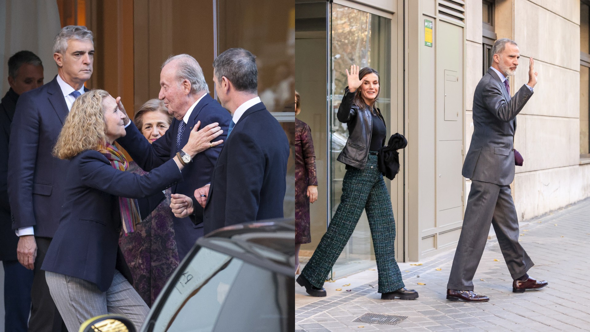 Los Reyes Felipe y Letizia, don Juan Carlos I y la infanta Elena. (Foto: Gtres)