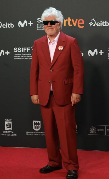 Pedro Almodóvar en el Festival de Cine de San Sebastián. (Foto: Gtres)