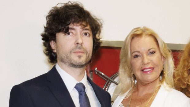 Bárbara Rey y su hijo mayor, Ángel Cristo Jr. (Foto: Gtres)